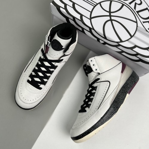 adult 2 Retro A Ma Maniére Airness white and black