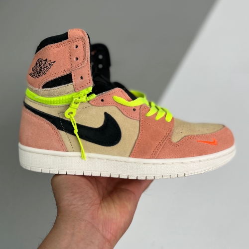 Nike adult air Jordan 1 High Switch Peach pink