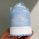 Nike adult air Jordan 1 Low UNC blue and white