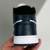 adult 1 Mid Armory Navy blue and white