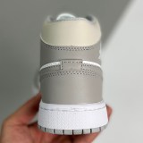 adult 1 Mid Linen grey and white