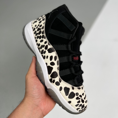 Nike adult air Jordan 11 Retro Animal Instinct Black and leopard print