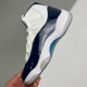 adult 11 Retro UNC Win Like 82 white and blue