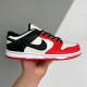 adult Dunk Low EMB NBA 75th Anniversary Chicago black beige and red