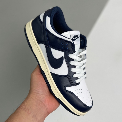 adult Dunk Low Valerian Blue and white