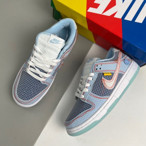 adult Dunk Low Union Passport Pack Argon blue