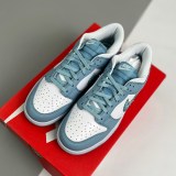 adult Dunk Low Essential Paisley Pack Worn Blue white