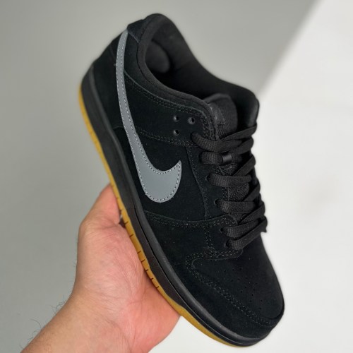 adult SB Dunk Low Fog black