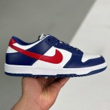 adult Dunk Low USA unitersity red blue white