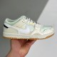 adult Dunk Low Scrap Sea Glass Beige and green