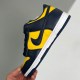 adult Dunk Low Michigan (2021) Dark blue and yellow