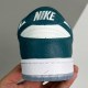 adult Dunk Low Ocean green and white