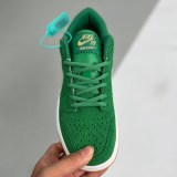 adult SB Dunk Low Pro St. Patrick's Day green