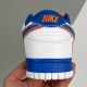 adult SB Dunk Low Medicom 1 white and blue