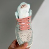 adult Dunk Low Fossil Rose Green and khaki