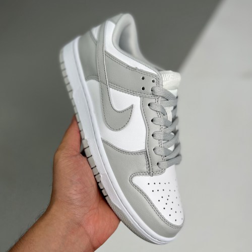 adult Dunk Low Grey Fog white