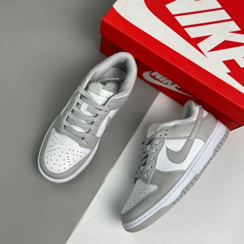 adult Dunk Low Grey Fog white