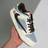 adult Dunk Low Travis Scott x Playstation Blue and white