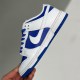 adult Dunk Low Racer Blue White
