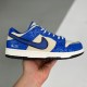 adult Dunk Low Jackie Robinson Blue and beige