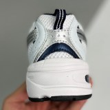 adult 530 White Silver Navy