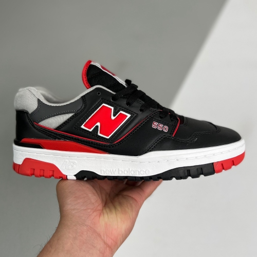 New Balance adult 550 Black and red
