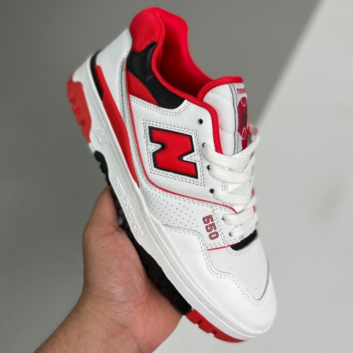 New Balance adult 550 White and red
