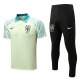 Nike Brazil 2022-2023 Mens Polo Shirts Soccer Jersey Shirt Quick Dry Casual Short Sleeve trousers suit green