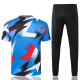 Nike Jordan Paris Saint-Germain F.C. 2021 Mens Shirts Soccer Jersey Shirt Quick Dry Casual Short Sleeve trousers suit trousers blue