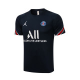 Jordan Paris Saint-Germain F.C. 2021-2022 Mens Shirts Soccer Jersey Shirt Quick Dry Casual Short Sleeve trousers suit trousers sapphire