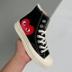 adult Chuck Taylor All Star 70 high Comme des Garcons PLAY black