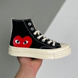 adult Chuck Taylor All Star 70 high Comme des Garcons PLAY black