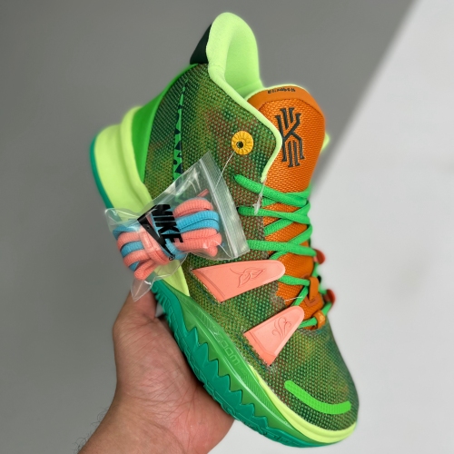 adult Kyrie 7 Sneaker Room Air and Earth green