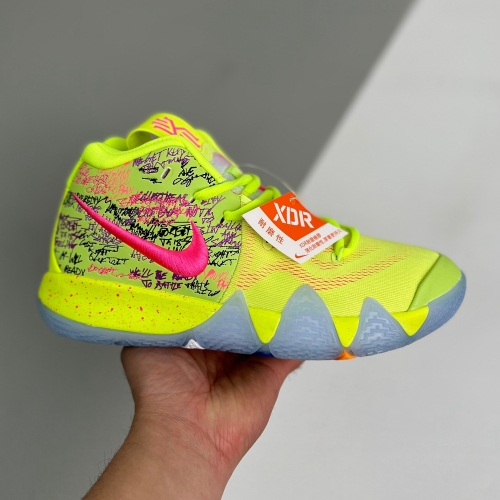 adult Kyrie 4 Confetti yellow