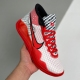 Nike adult KD 12 YouTube basketball shoes red white