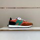 adult H601 men's casual shoes red and green