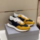 adult H601 men's casual shoes Yellow and black