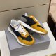 adult H601 men's casual shoes Yellow and black