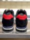 adult H383 men's casual shoes Black and red