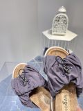 adult Women's platform slippers purple