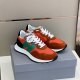 adult H601 men's casual shoes red and green