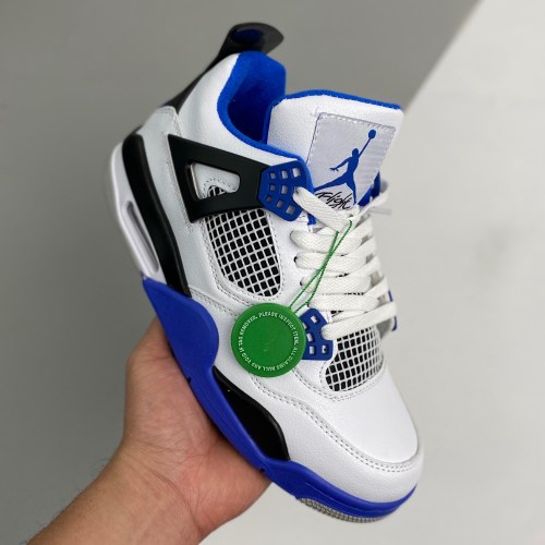 adult  4 Retro Motorsports (2017) white blue