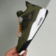 Nike adult air Jordan 4 Retro Olive Canvas green