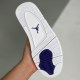 adult  4 Retro Metallic White Purple