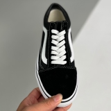 adult Old Skool Low-Top Classic Canvas Skateboard Shoes black white
