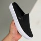adult Classic Slip-On low-top casual canvas shoes black