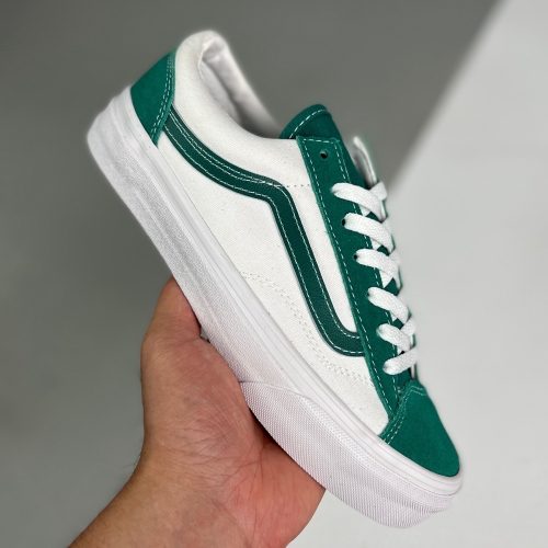 Vans adult Style 36 Classic Versatile Casual Shoes green white