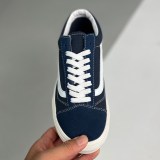 adult Style 36 low-top vintage canvas shoes Dark blue