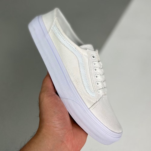adult classic Old Skool mule Low top casual shoes white
