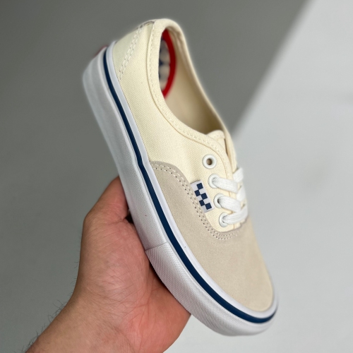Vans adult Authentic Pro low top skateboard shoes beige